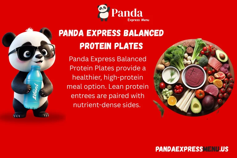 Panda Express Balanced Protein Plates Menu