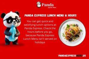 Panda Express Lunch Menu & Hours